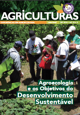 Revista Agriculturas - capa